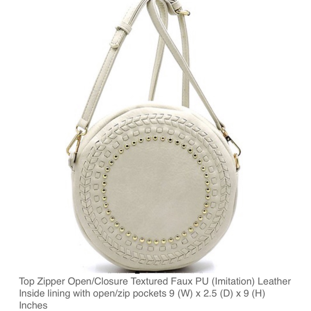 NEW✨ Ivory Circle Crossbody - Picture 4 of 5